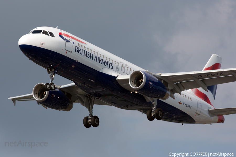 British Airways Airbus A320-232 (G-EUYX) | Photo 52735