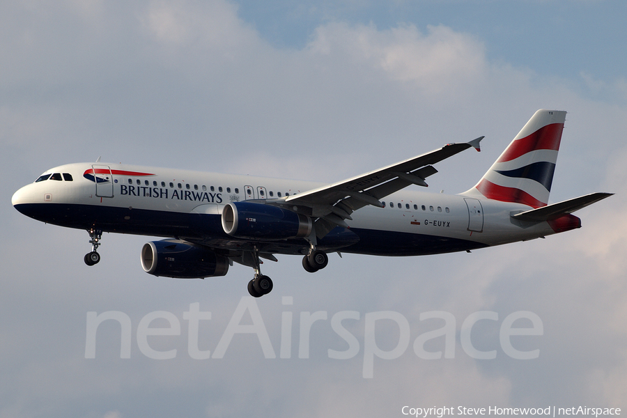 British Airways Airbus A320-232 (G-EUYX) | Photo 54105