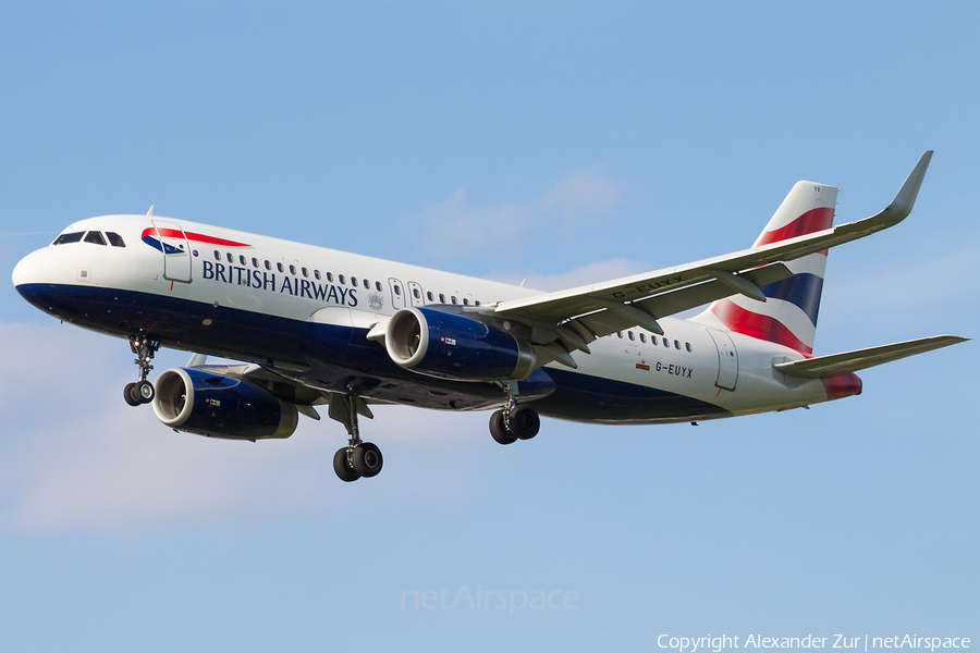 British Airways Airbus A320-232 (G-EUYX) | Photo 542240