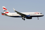 British Airways Airbus A320-232 (G-EUYX) at  Warsaw - Frederic Chopin International, Poland