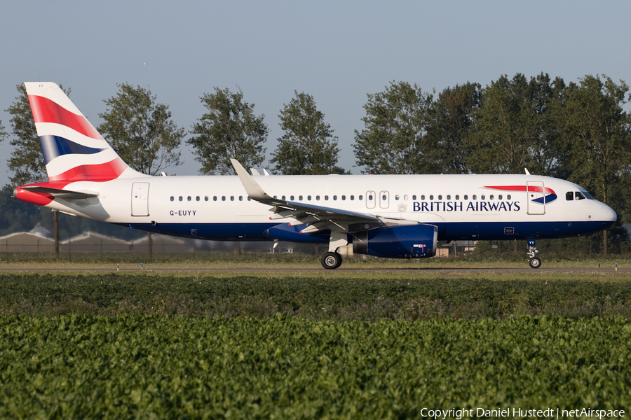 British Airways Airbus A320-232 (G-EUYY) | Photo 647946