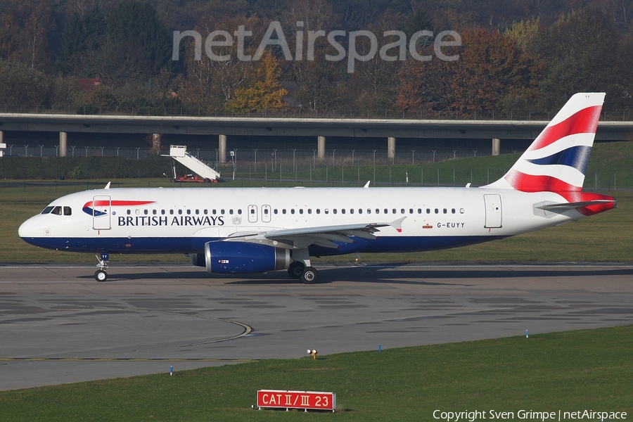 British Airways Airbus A320-232 (G-EUYY) | Photo 60532