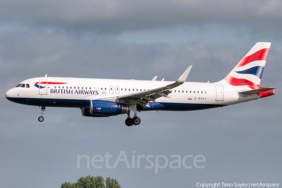 British Airways Airbus A320-232 (G-EUYY) | Photo 77149