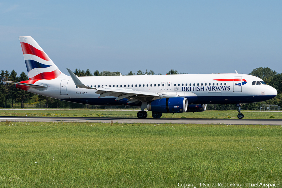 British Airways Airbus A320-232 (G-EUYY) | Photo 345760
