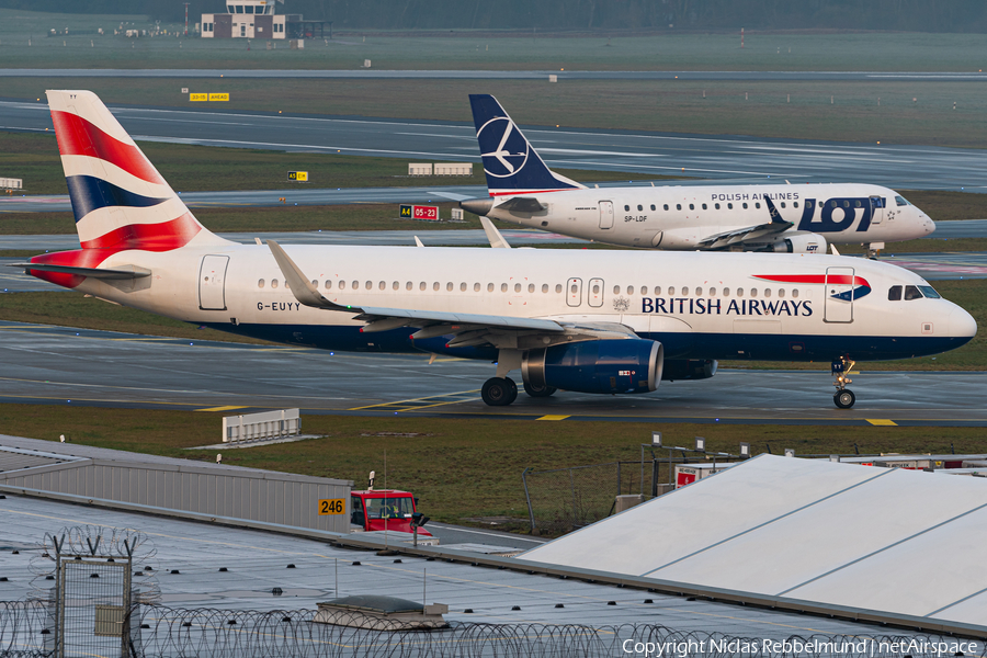 British Airways Airbus A320-232 (G-EUYY) | Photo 376219