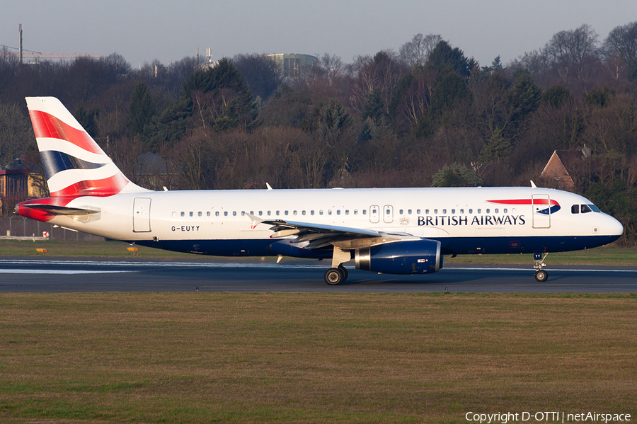 British Airways Airbus A320-232 (G-EUYY) | Photo 484065