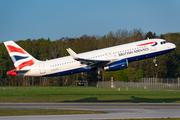 British Airways Airbus A320-232 (G-EUYY) at  Hamburg - Fuhlsbuettel (Helmut Schmidt), Germany