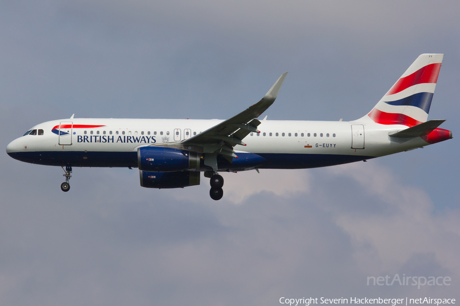 British Airways Airbus A320-232 (G-EUYY) | Photo 205184