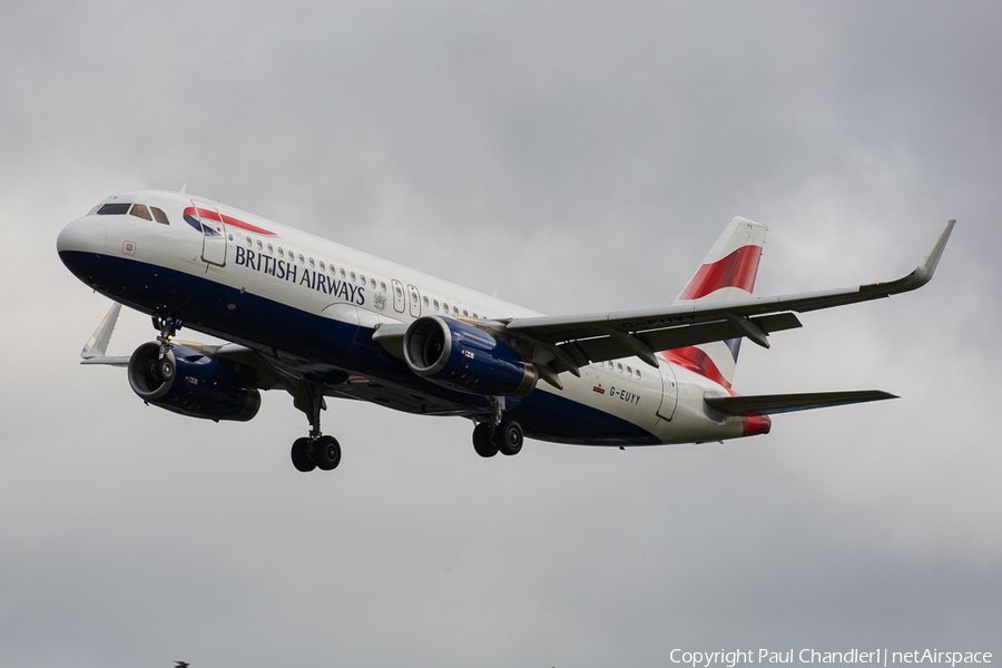 British Airways Airbus A320-232 (G-EUYY) | Photo 400354