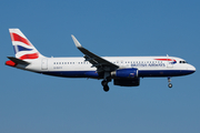 British Airways Airbus A320-232 (G-EUYY) at  London - Heathrow, United Kingdom