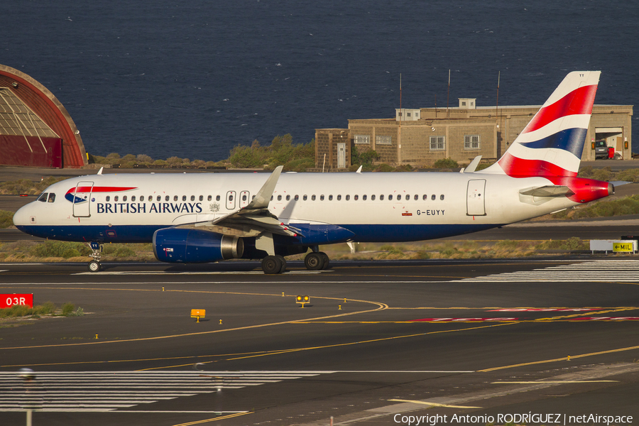 British Airways Airbus A320-232 (G-EUYY) | Photo 316199
