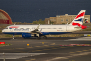 British Airways Airbus A320-232 (G-EUYY) at  Gran Canaria, Spain