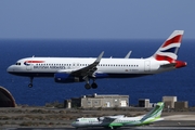 British Airways Airbus A320-232 (G-EUYY) at  Gran Canaria, Spain