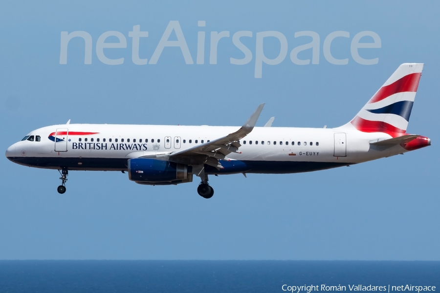 British Airways Airbus A320-232 (G-EUYY) | Photo 340829