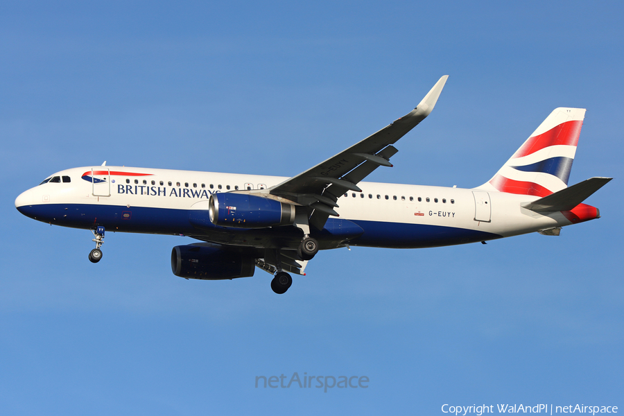 British Airways Airbus A320-232 (G-EUYY) | Photo 470614