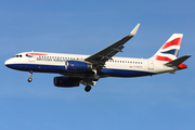 British Airways Airbus A320-232 (G-EUYY) at  Warsaw - Frederic Chopin International, Poland