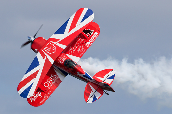 (Private) Pitts S-2S Special (G-EWIZ) at  Portrush, United Kingdom