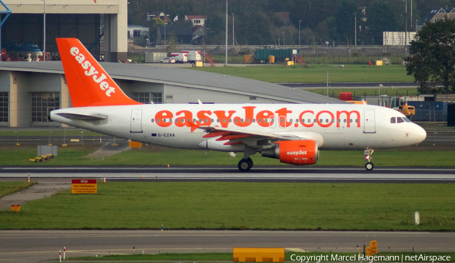 easyJet Airbus A319-111 (G-EZAA) | Photo 113163