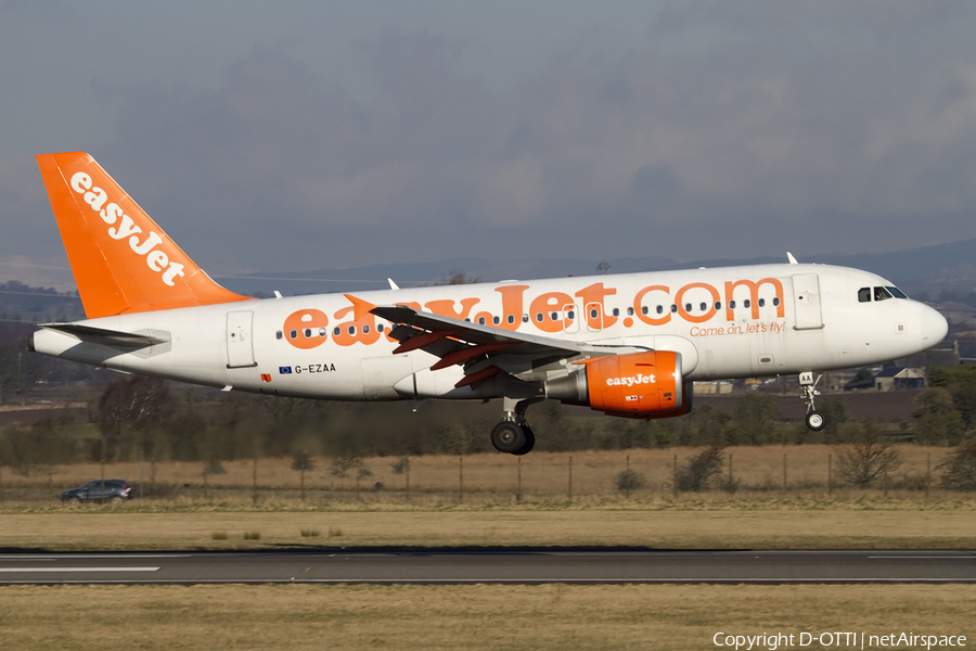 easyJet Airbus A319-111 (G-EZAA) | Photo 403436