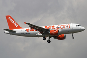 easyJet Airbus A319-111 (G-EZAB) at  Barcelona - El Prat, Spain