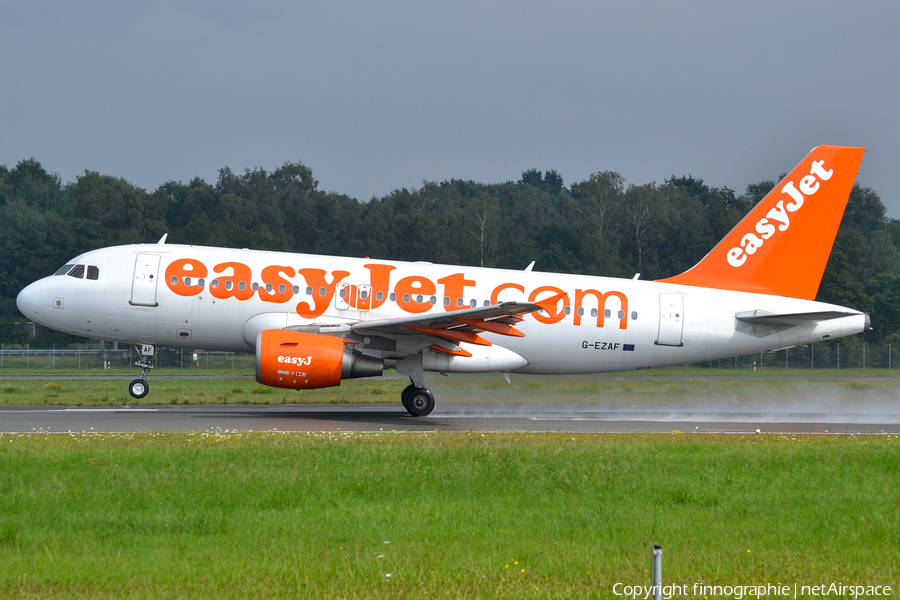 easyJet Airbus A319-111 (G-EZAF) | Photo 421762