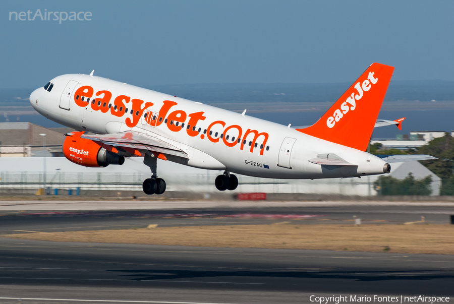 easyJet Airbus A319-111 (G-EZAG) | Photo 55704