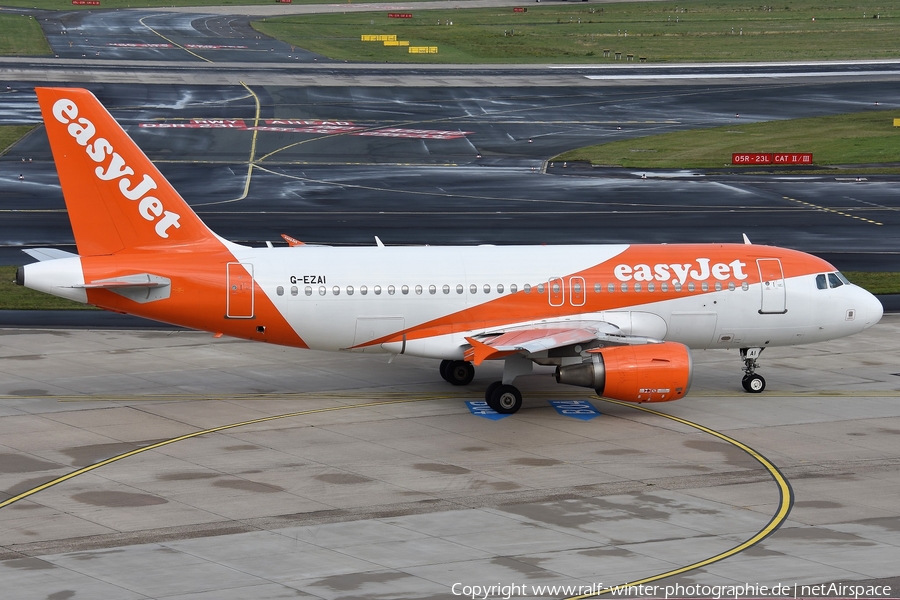 easyJet Airbus A319-111 (G-EZAI) | Photo 453728