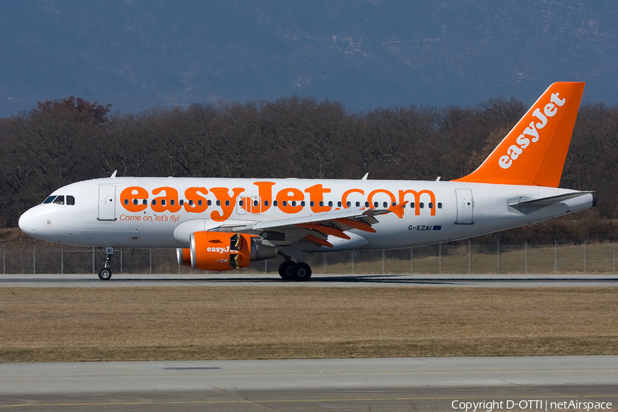 easyJet Airbus A319-111 (G-EZAI) | Photo 272205