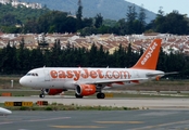 easyJet Airbus A319-111 (G-EZAK) at  Malaga, Spain
