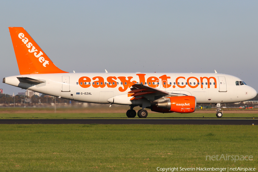 easyJet Airbus A319-111 (G-EZAL) | Photo 217198