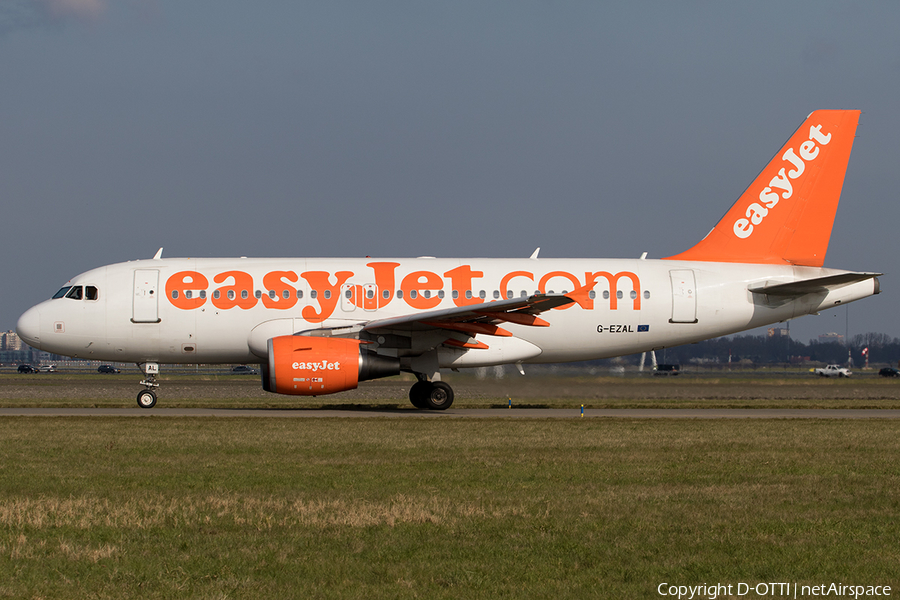 easyJet Airbus A319-111 (G-EZAL) | Photo 527494