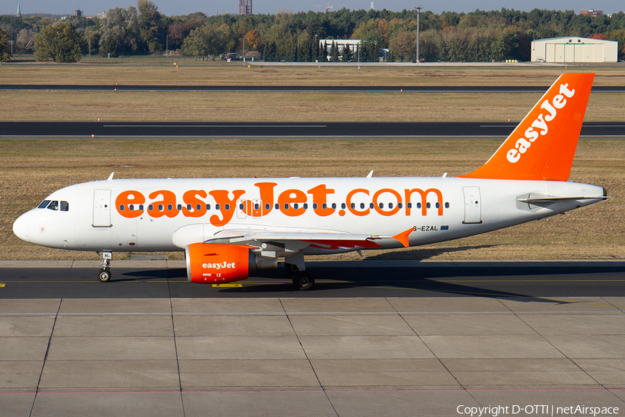 easyJet Airbus A319-111 (G-EZAL) | Photo 270017