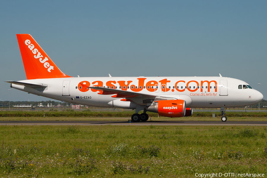 easyJet Airbus A319-111 (G-EZAO) | Photo 202847