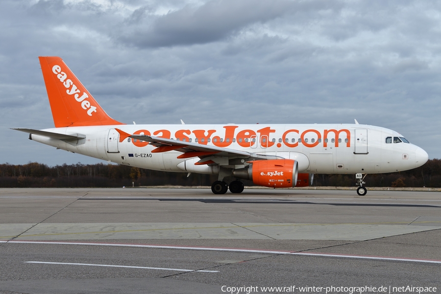 easyJet Airbus A319-111 (G-EZAO) | Photo 434019