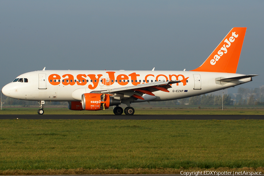 easyJet Airbus A319-111 (G-EZAP) | Photo 278219