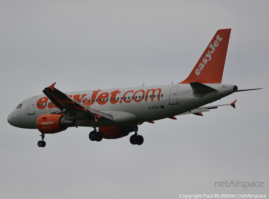 easyJet Airbus A319-111 (G-EZAP) | Photo 52701