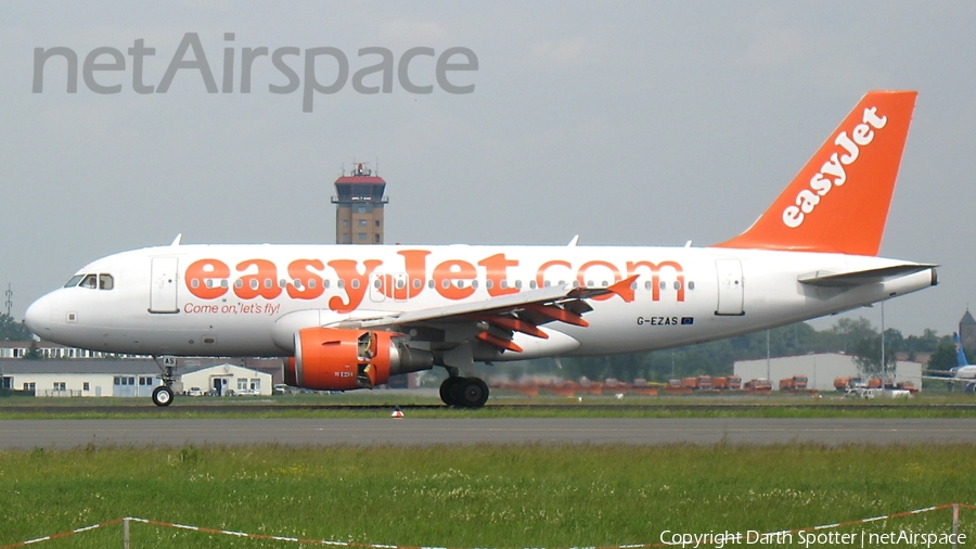 easyJet Airbus A319-111 (G-EZAS) | Photo 138423
