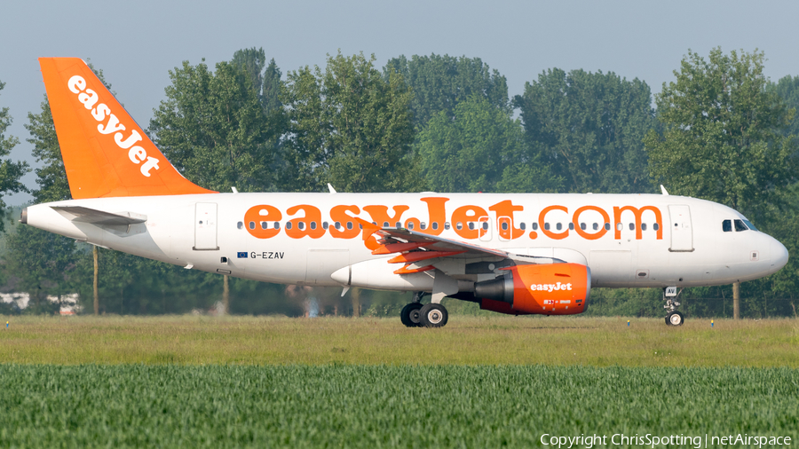 easyJet Airbus A319-111 (G-EZAV) | Photo 256081