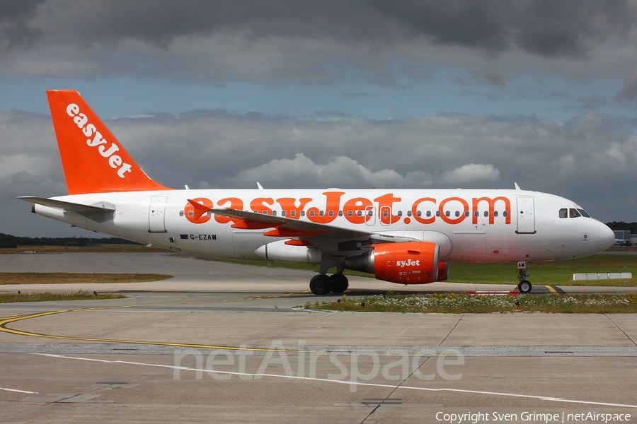 easyJet Airbus A319-111 (G-EZAW) | Photo 80247