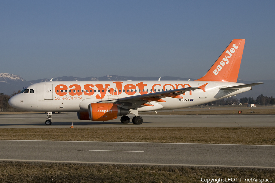 easyJet Airbus A319-111 (G-EZAX) | Photo 272122