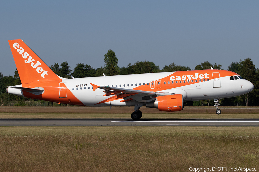 easyJet Airbus A319-111 (G-EZAX) | Photo 513327