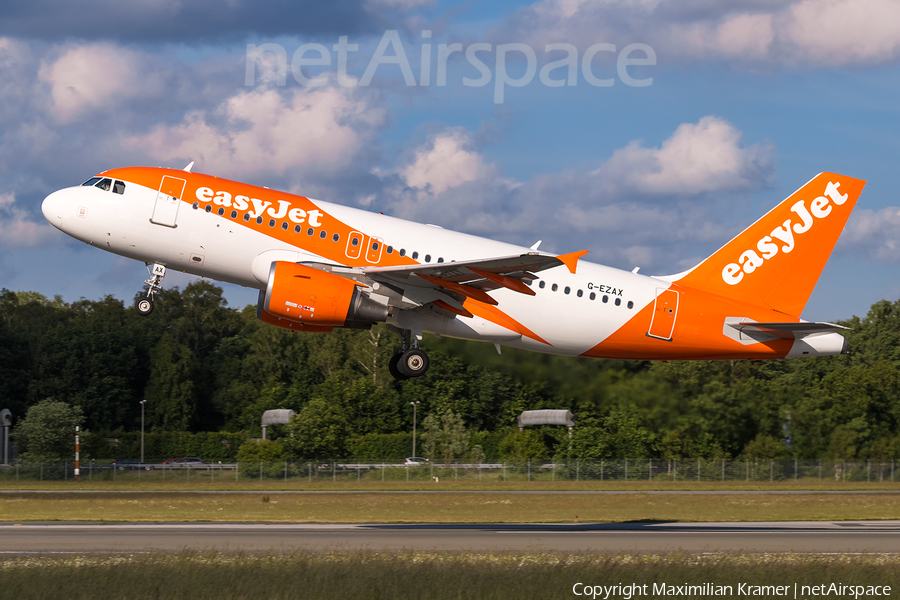 easyJet Airbus A319-111 (G-EZAX) | Photo 521595