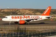 easyJet Airbus A319-111 (G-EZAX) at  Madrid - Barajas, Spain