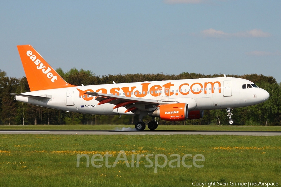 easyJet Airbus A319-111 (G-EZAY) | Photo 108810