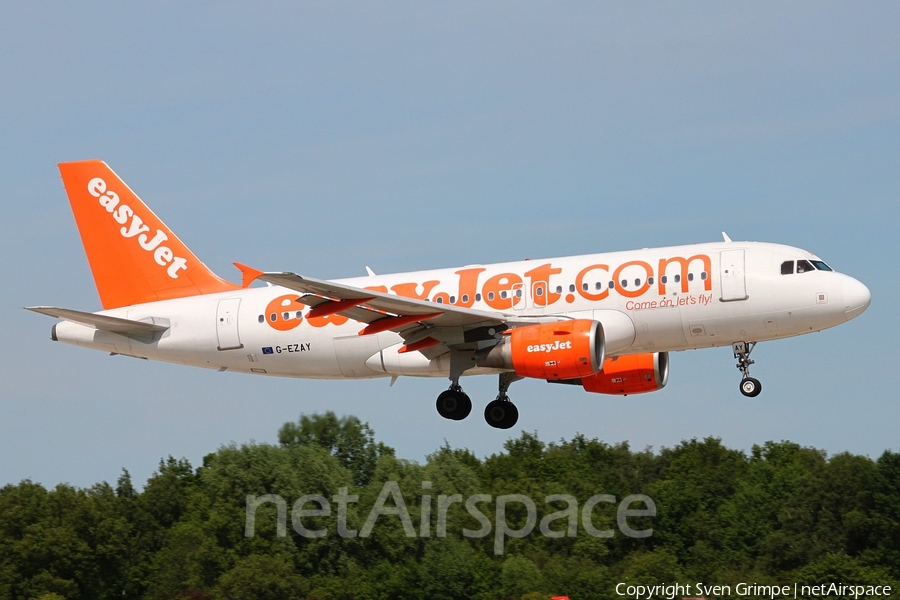 easyJet Airbus A319-111 (G-EZAY) | Photo 27145