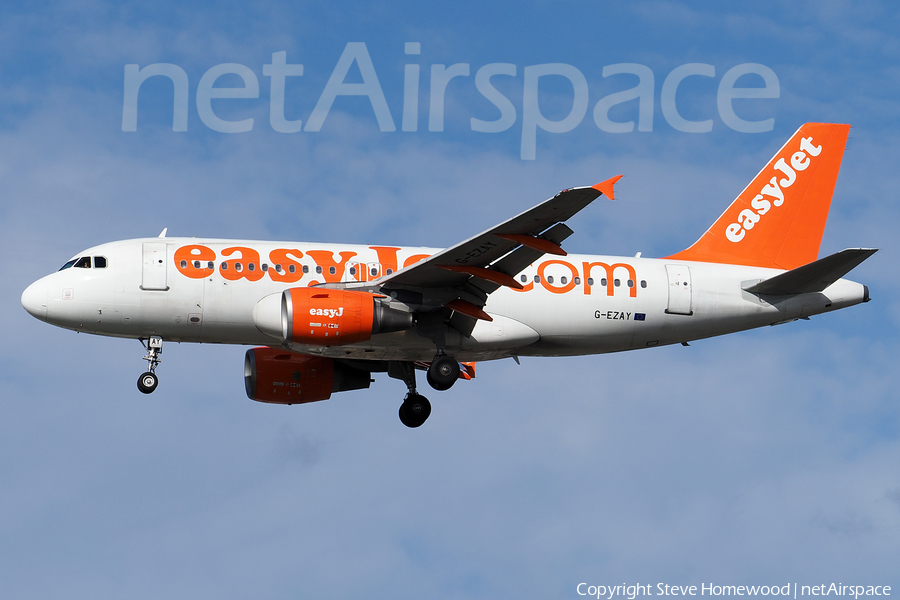 easyJet Airbus A319-111 (G-EZAY) | Photo 149721