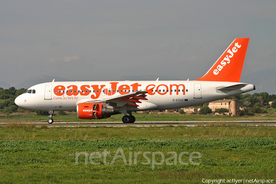 easyJet Airbus A319-111 (G-EZAZ) | Photo 161104