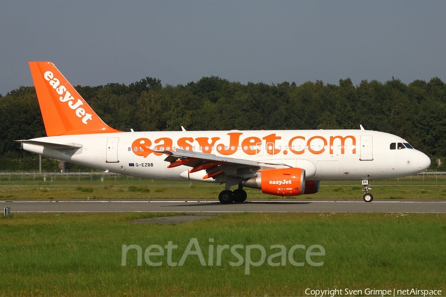 easyJet Airbus A319-111 (G-EZBB) | Photo 94222