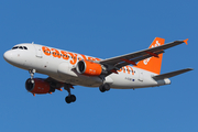 easyJet Airbus A319-111 (G-EZBE) at  Barcelona - El Prat, Spain