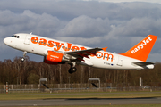 easyJet Airbus A319-111 (G-EZBE) at  Hamburg - Fuhlsbuettel (Helmut Schmidt), Germany